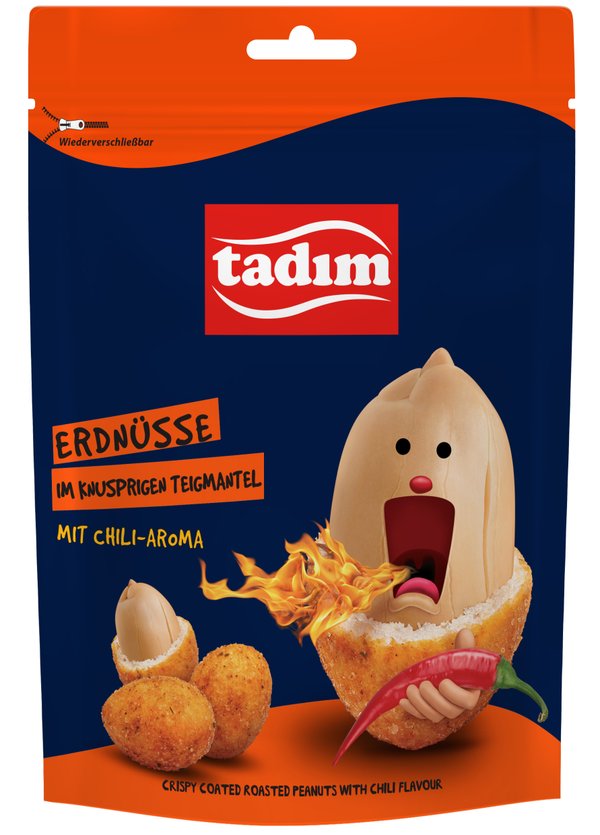 140 gr. Erdnüsse im Teigmantel Chili-Aroma
