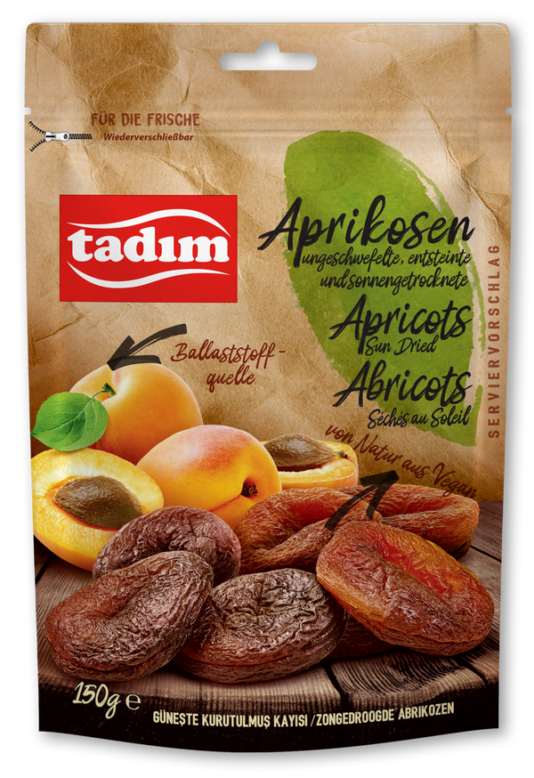 150 gr. Sonnengetrocknete Aprikosen